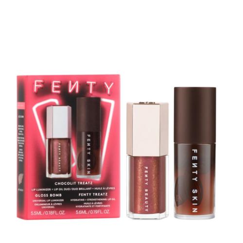Fenty Skin Chocolit Treatz Lip Luminizer + Lip Oil Duo