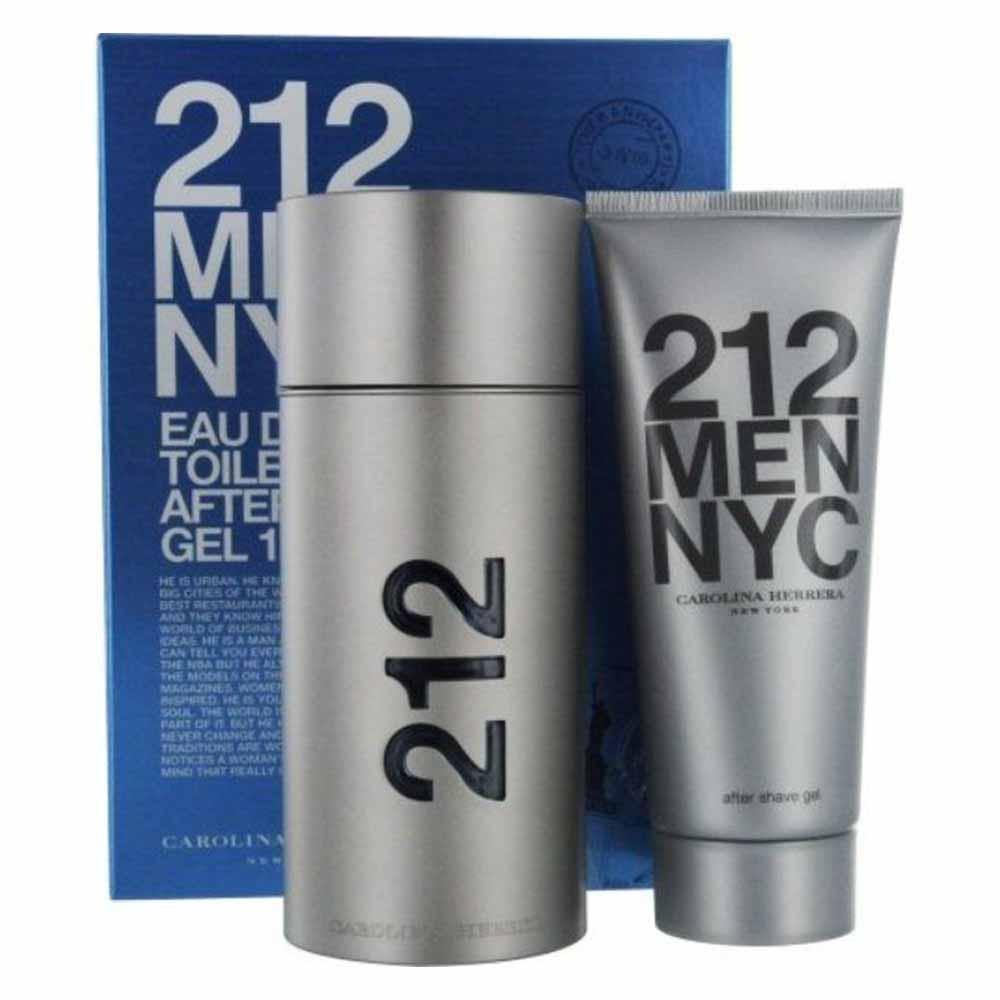 CAROLINA HERRERA 212 Men NYC EDT 100ml Gift Set