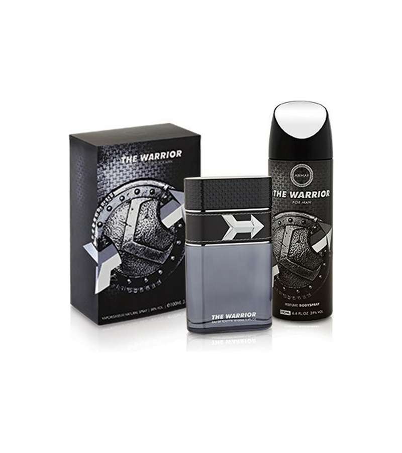 Armaf The Warrior Men Edt 100ml Gift Set + Deo Spray