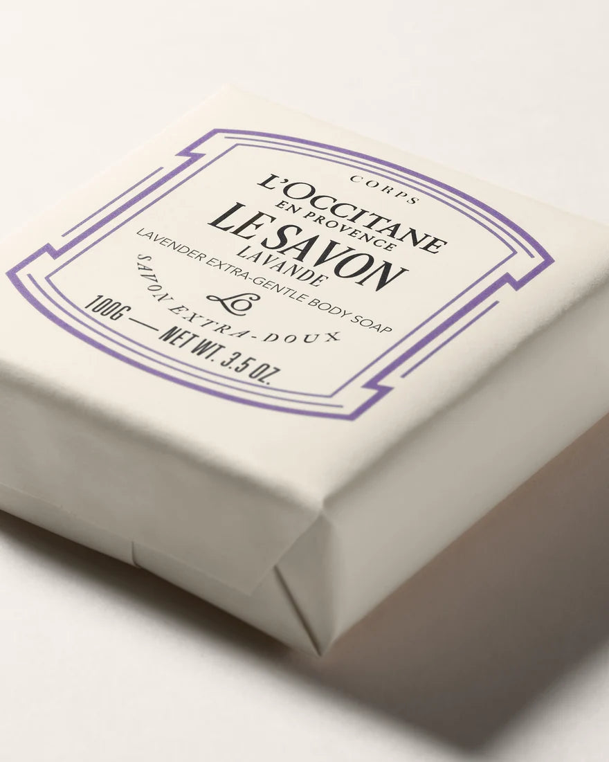 L'OCCITANE Shea Soap Lavender Extra Gentle Body Soap 100GR