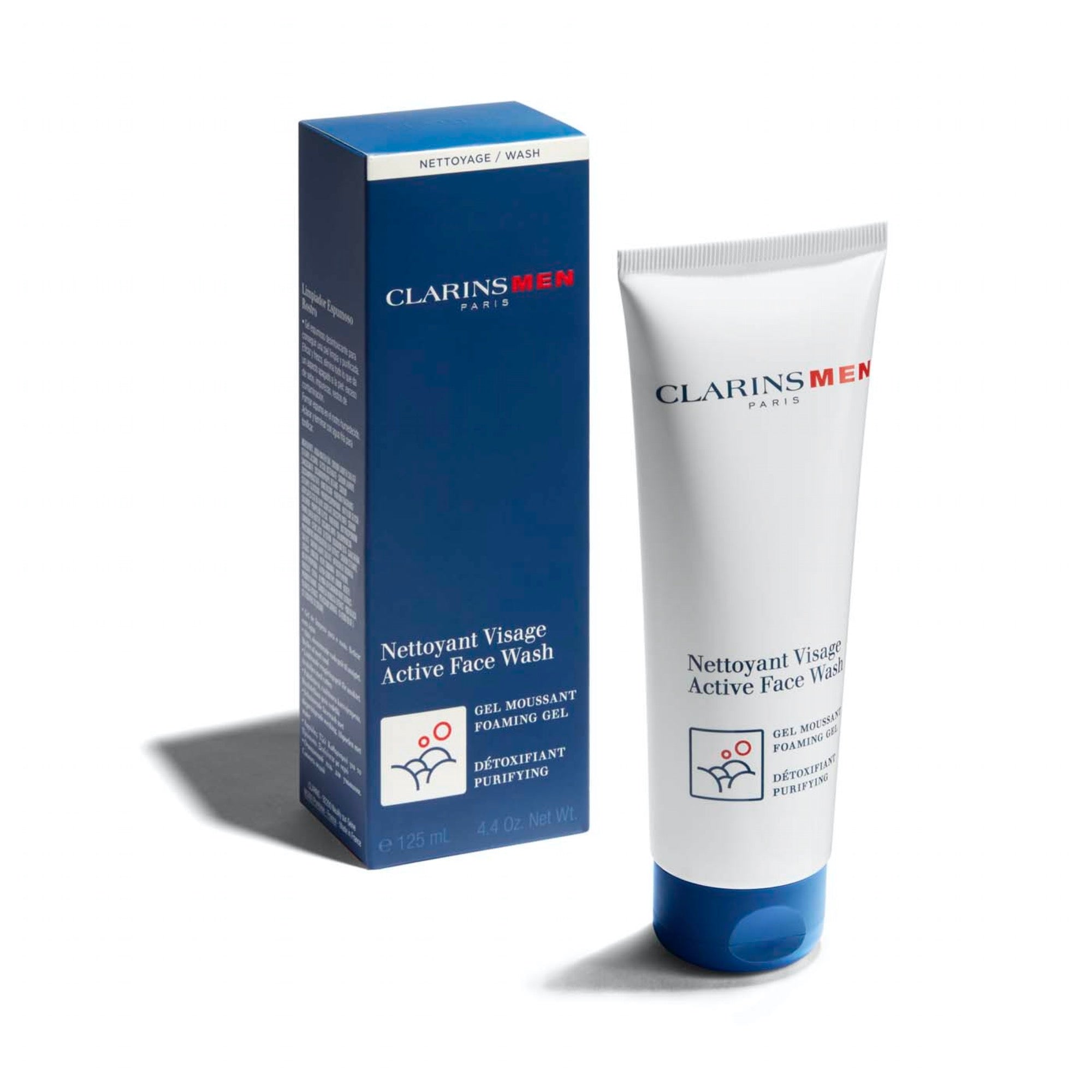 CLARINS Men Active Face Wash Foaming Gel 125ml