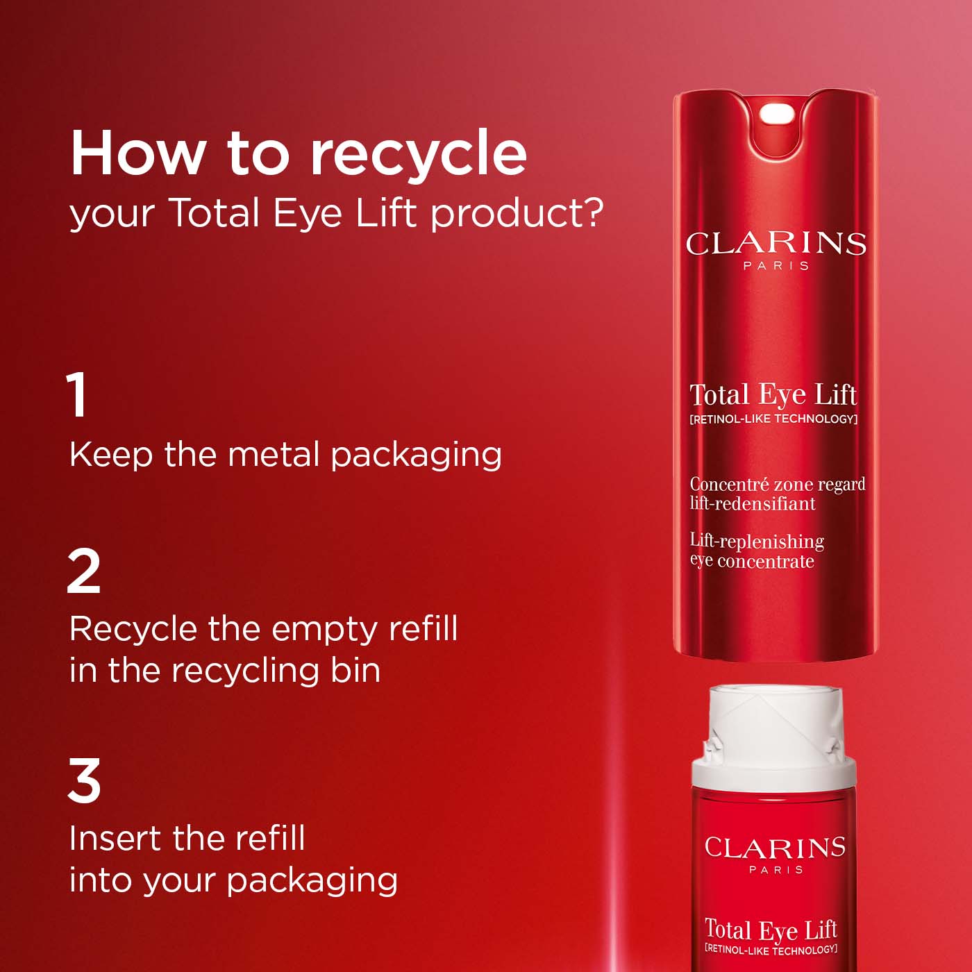 CLARINS Total Eye Lift - Replenishing Conc