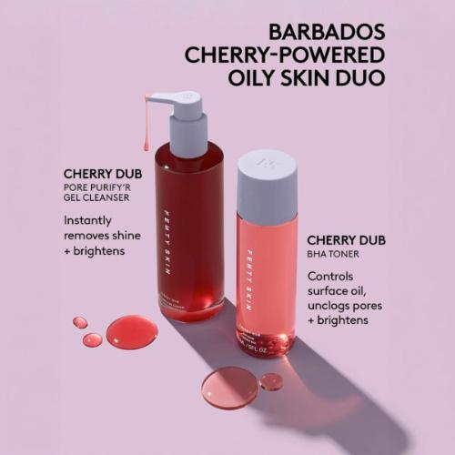 Fenty Skin Cherry Dub Pore Purify'r Gel Cleanser with Niacinamide + Aloe Juice