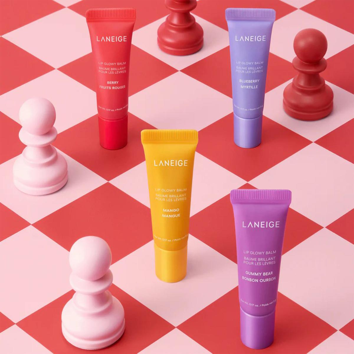 Laneige Glowy Lip Minis 4 Pieces