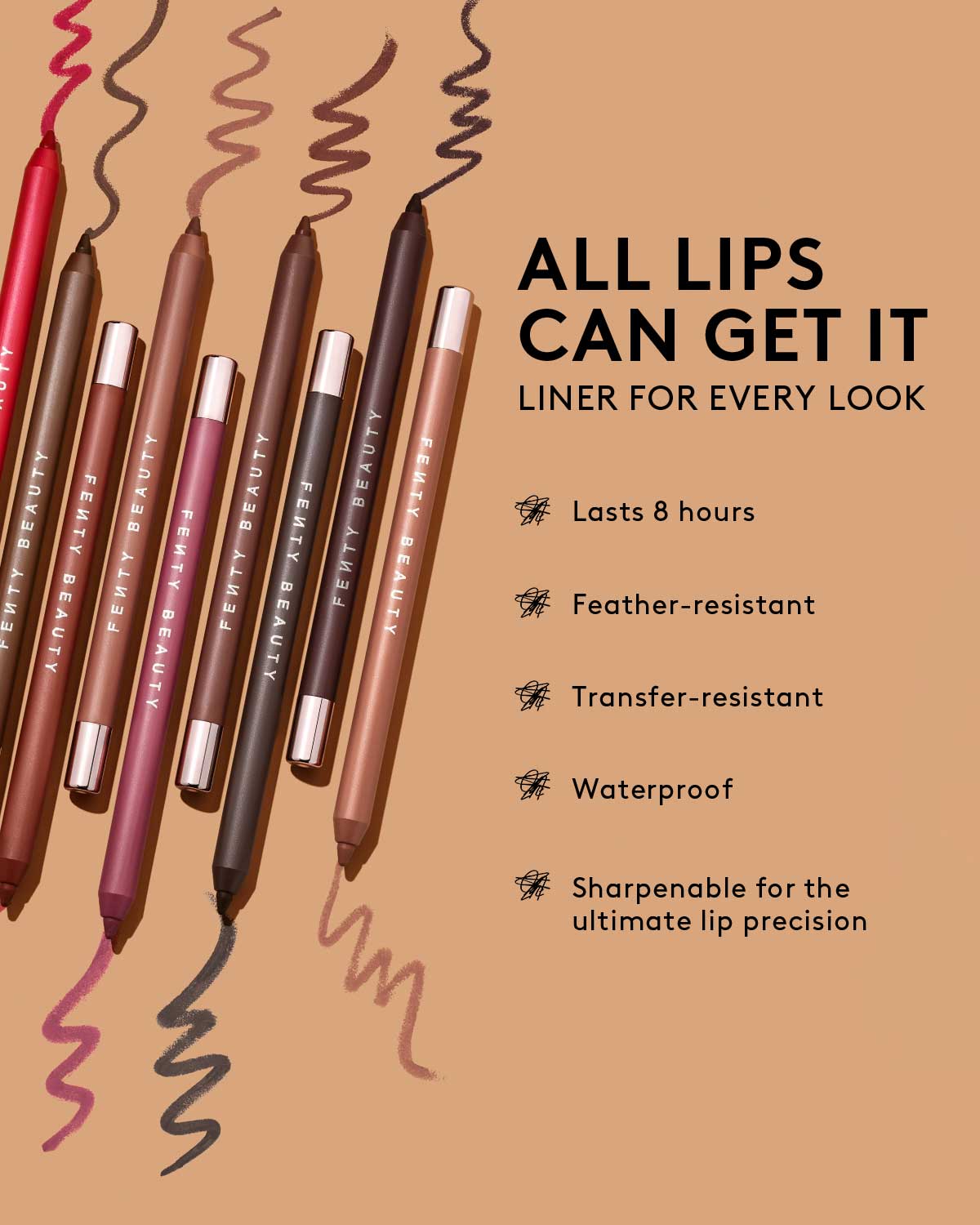 Fenty Beauty Brown'd Pout Lip Liner + Mini Lip Luminizer Duo