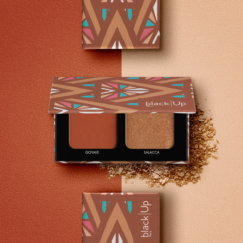Black Up Palette Wax Duo - Blush & Highlight