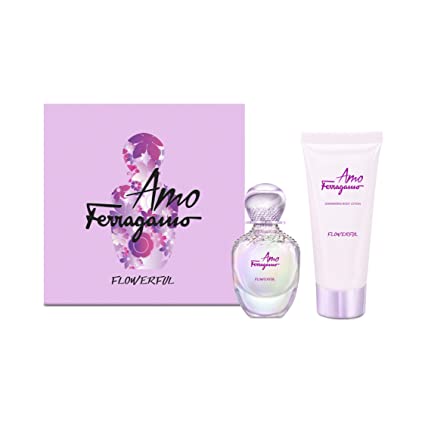 Ferragamo Amo Flowerful Edt 100ml Gift set + Body Lotion