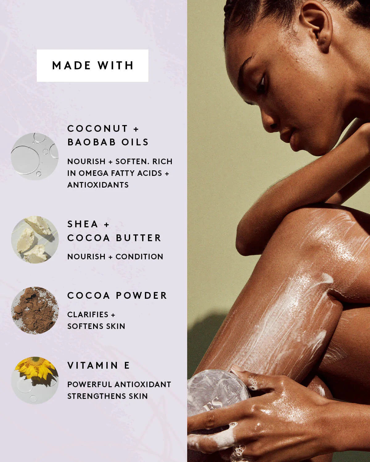 Fenty Skin Cocoa Cleans'r Soothing All-Over Cleansing Bar
