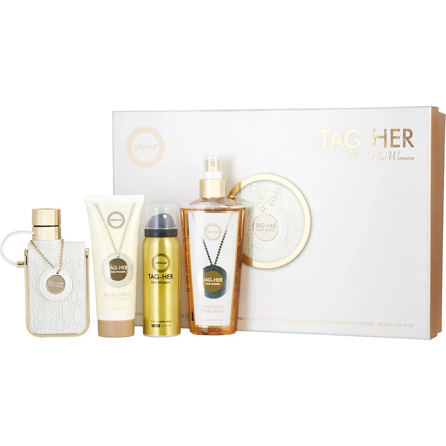 Armaf Tag Her Edp 100ml Gift Set + Deo Spray + Body Lotion