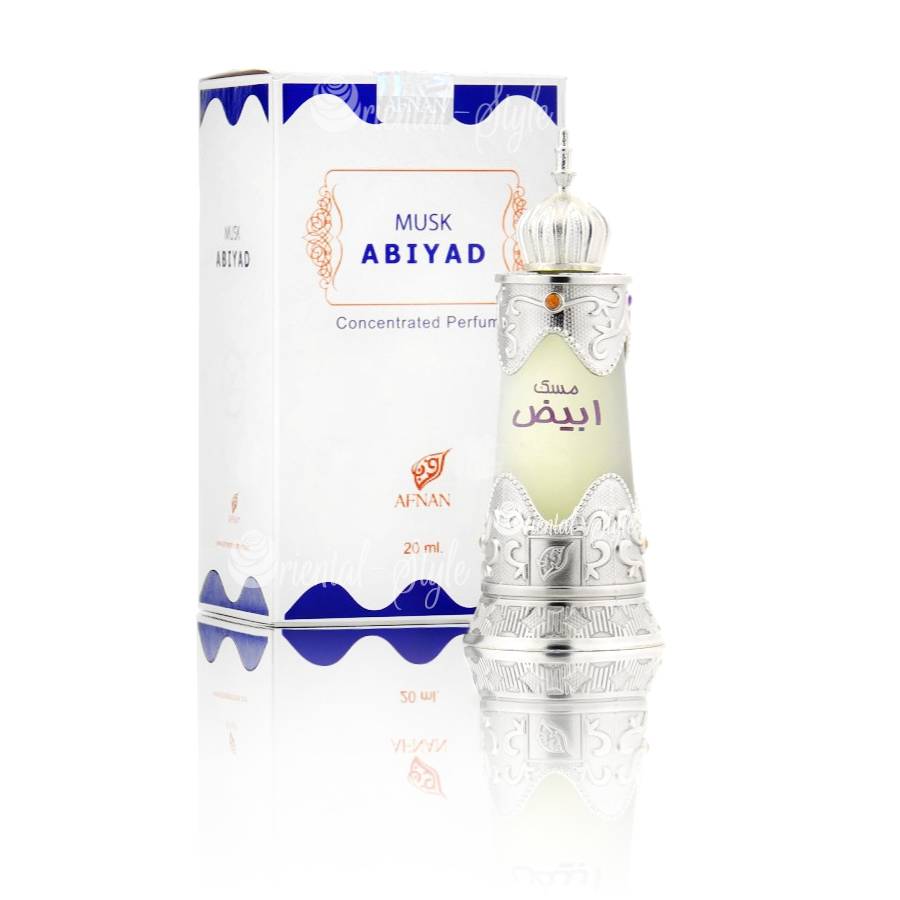 AFNAN Musk Abiyad Concentrated Perfume Oil 20ML