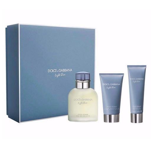 DOLCE & GABBANA  Light Blue Men EDT 125ml + Shower Gel