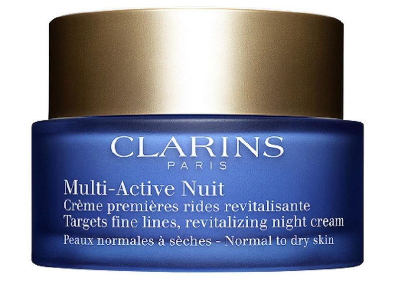 CLARINS Multi-Active Night Cream, Revitalizing N-Dry Skin