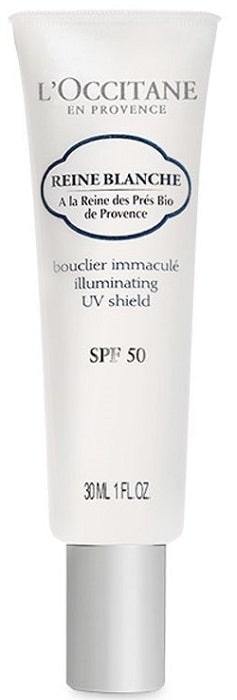 L'OCCITANE  Reine Blanche Illuminating UV SHIELD SPF50 30ML
