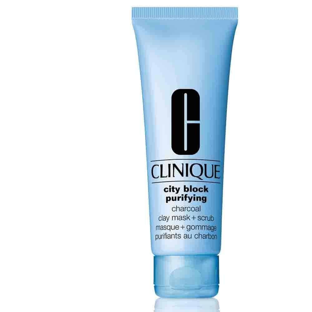 CLINIQUE City Block Purifying Charcoal Clay Mask + Scrub 100ml